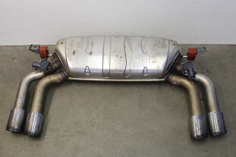 Audi S3 Exhaust Muffler Quad Tips Genuine Oem 2015-2020