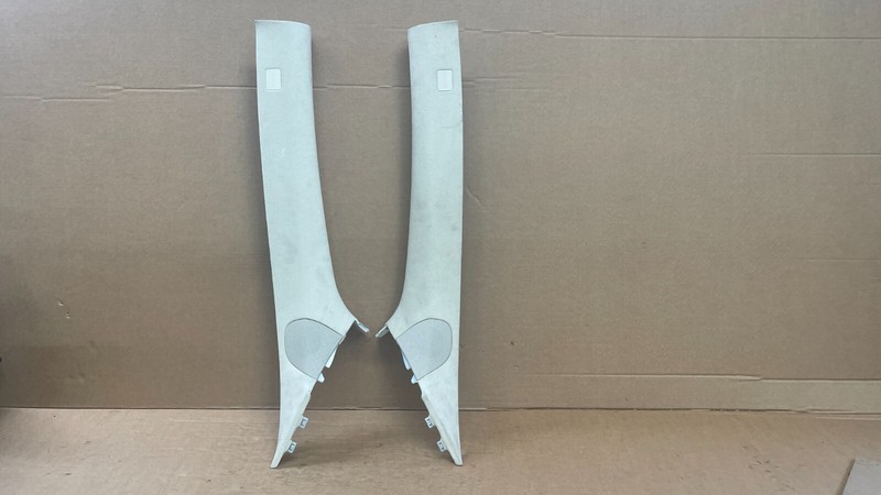 2012-2020 TESLA MODEL S LEFT & RIGHT A PILLAR TRIM ALCANTARA SET OEM