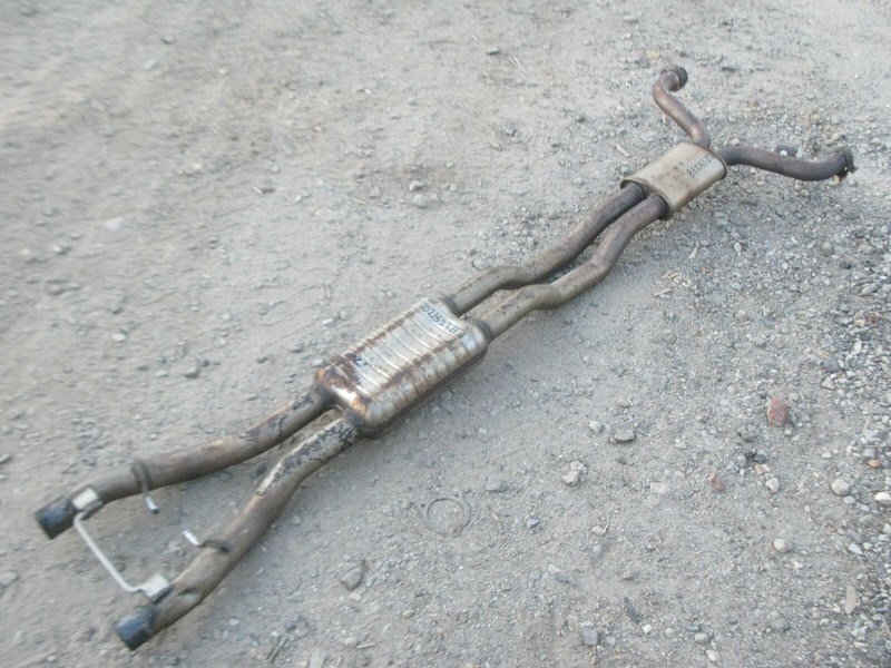 10-12 JAGUAR X351 XJL S/C MIDDLE CENTER RESONATOR SILENCER MUFFLER EXHAUST 02152