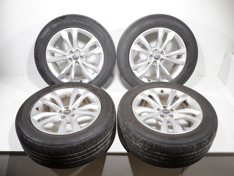 2017 2018 2019 Audi Q7 Wheels Rims Tires 8.5x19 +28 5 Spoke 5x112 4M0601025C OEM