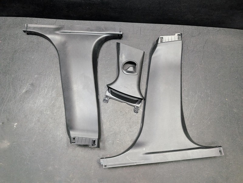3PC B-Pillar Upper & Lower Trim Panels Set 2018 Jaguar XE S GX73-31056-AE 2019