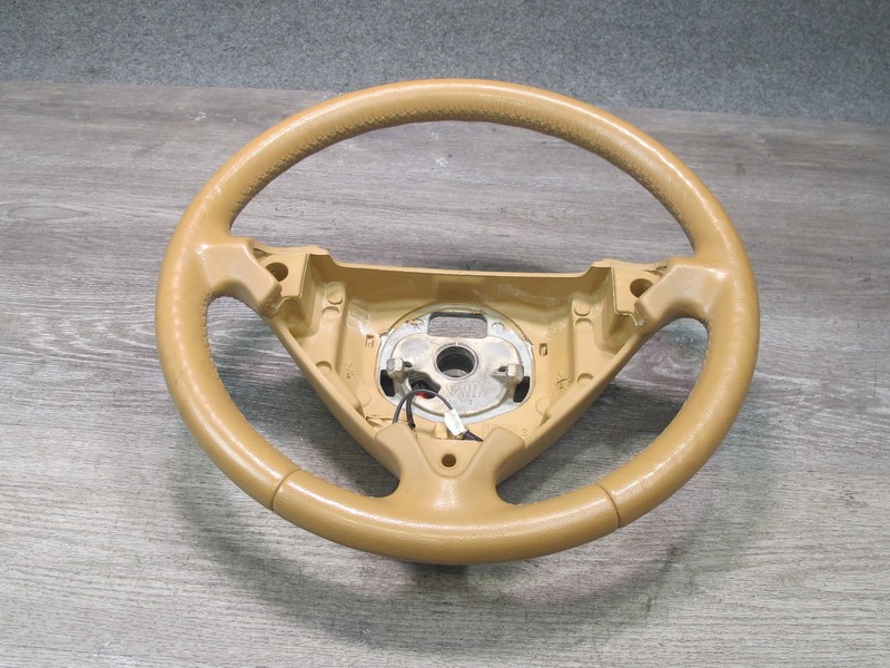2003-2010 PORSCHE CAYENNE 955 957 LEATHER STEERING SAND BEIGE
