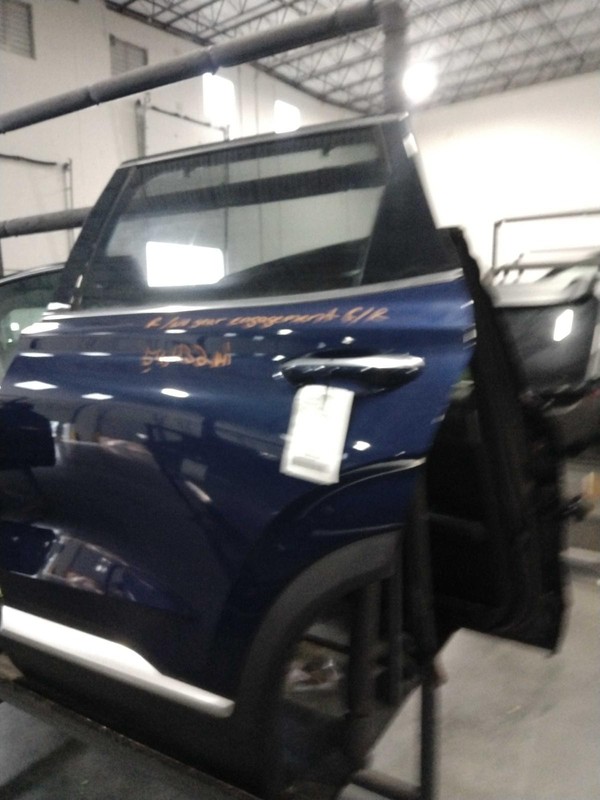 2022 Hyundai Santa Fe Left Rear Door Blue - Used, 59000 Miles, OEM 699810