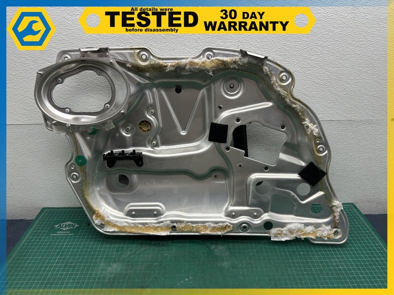 06-12 BENTLEY Flying Spur REAR LEFT DOOR WINDOW REGULATOR W/ PANEL OEM