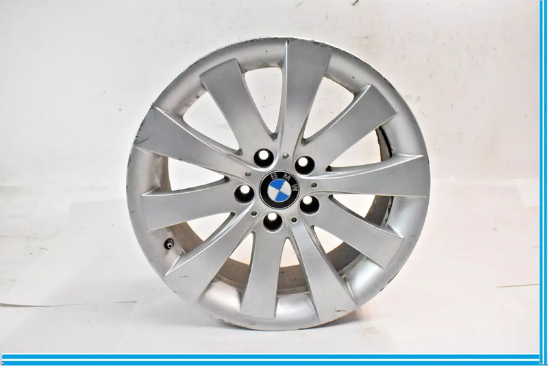 09-18 BMW F01 F02 F10 550I 650I 10 Spoke Alloy Wheel Rim 8JX18 Silver OEM