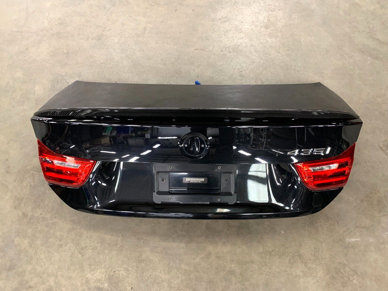 ⭐2014-2016 BMW 4 SERIES F32 COUPE COMPLETE TRUNK DECK LID W/ SPOILER OEM LOT2312