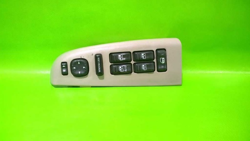 00 01 02 YUKON DRIVER MASTER WINDOW LOCK MIRROR SWITCH OEM 3989-6