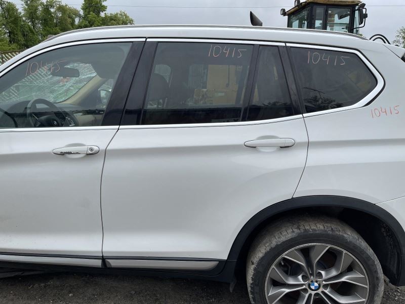 2014-2017 BMW X3 Left Driver Side Rear Door Alpine White