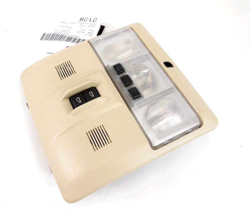2010 10 Range Rover Sport Overhead Dome Light Sunroof Switch Console OEM Tan