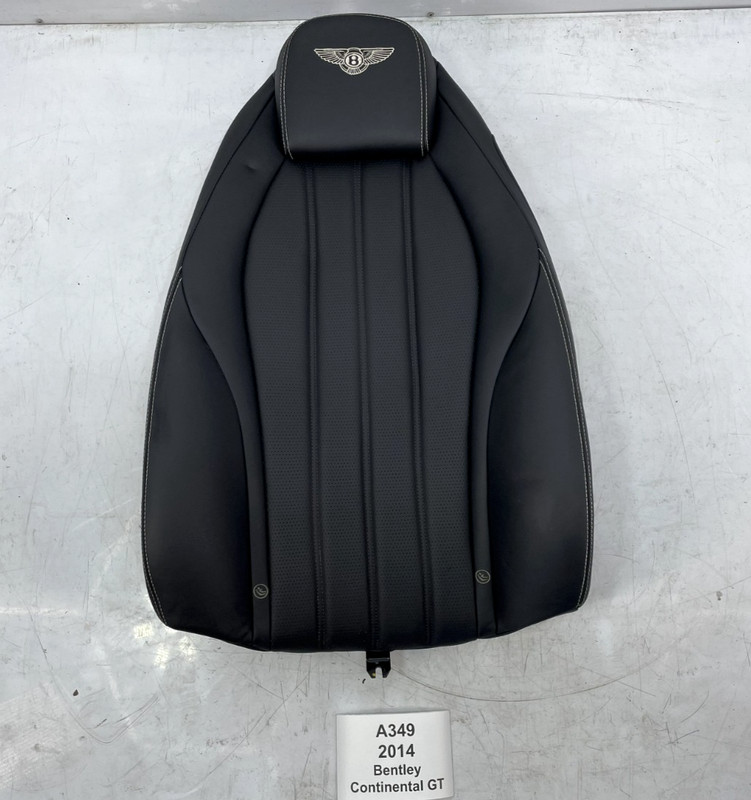 ✅12-17 OEM Bentley Continental GT Rear Left Driver Top Upper Seat Cushion Black*