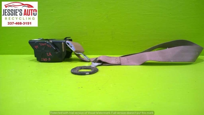89-94 CHECY GMC 1500 2500 3500 DRIVER LEFT REAR SEAT BELT RETRACTOR 2163-8