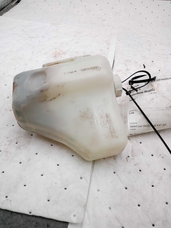 2015 Acura TLX Engine Coolant Reservoir White OEM 2.4L 191015J2A00 Used