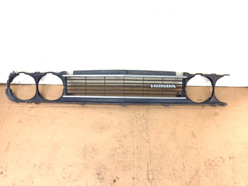 80-81 Accord 4D Front Grille Base Mesh Nose Mask Emblem Molding Garnish Trim OEM
