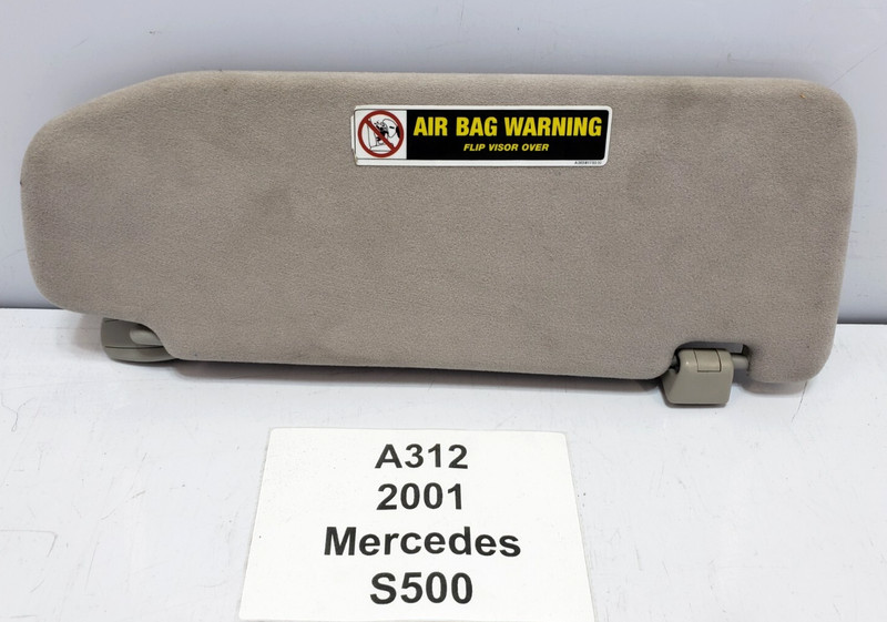 ✅ 00-06 OEM Mercedes W220 S500 Front Left Driver Sunvisor Sun Visor NOTE*