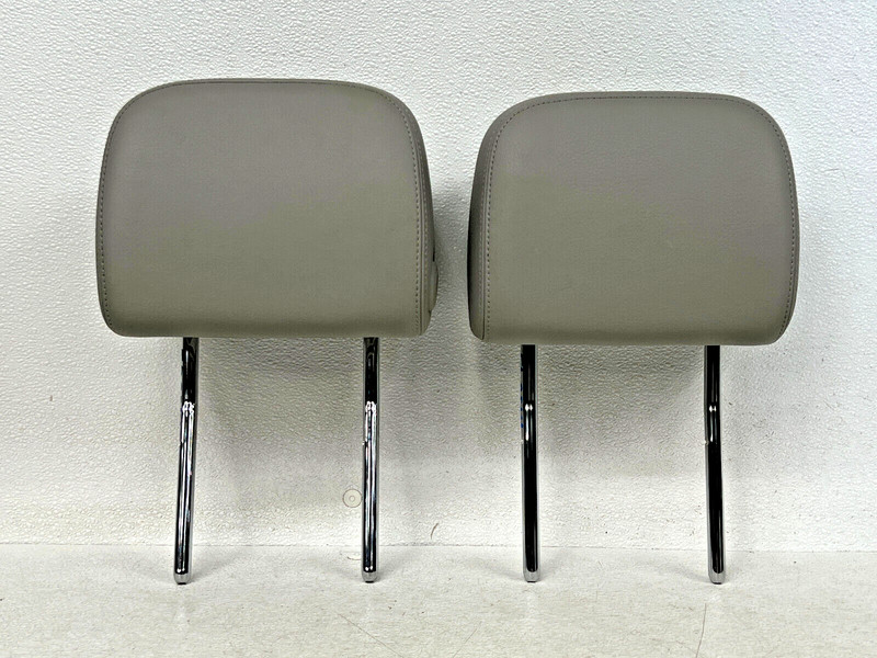 ⭐2016-2018 AUDI A6 S6 FRONT SEAT UPPER HEADREST SET LEFT RIGHT GRAY OEM LOT2514