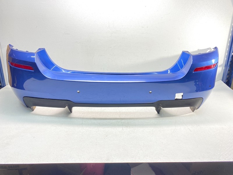 12-16 BMW F10 M5 Rear Bumper Cover Panel Assembly w/ PDC Blue Metallic OEM✅