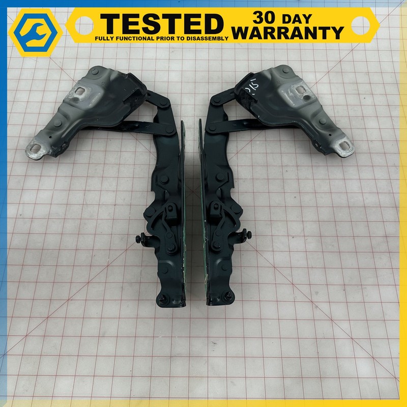 16-23 JAGUAR XE XF FRONT LEFT & RIGHT HOOD HINGE PAIR SET OEM