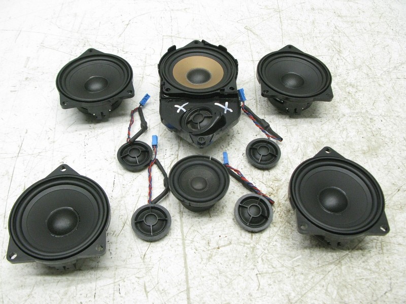 07-13 BMW E70 X5 RADIO STEREO AUDIO MEDIA SPEAKER MID HIGH 7 LOGIC OEM 051222D