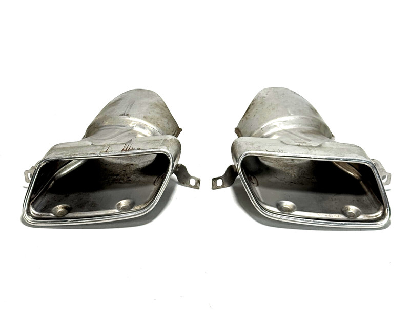 📌2006-2016 MERCEDES E550 E350 REAR LEFT/RIGHT SIDE EXHAUST MUFFLER TIP SET OEM