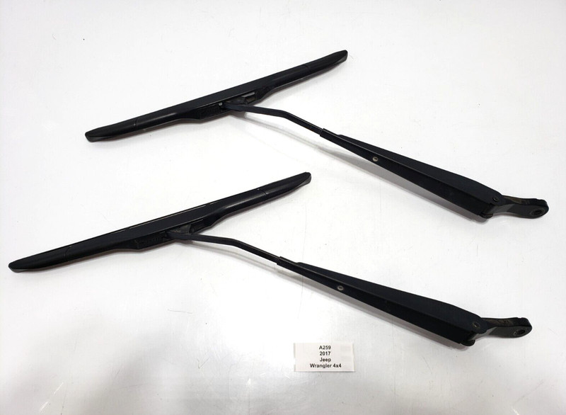 ✅ 07-17 OEM Jeep Wrangler JK Front Left Right Wiper Arm Windshield Cleaner SET