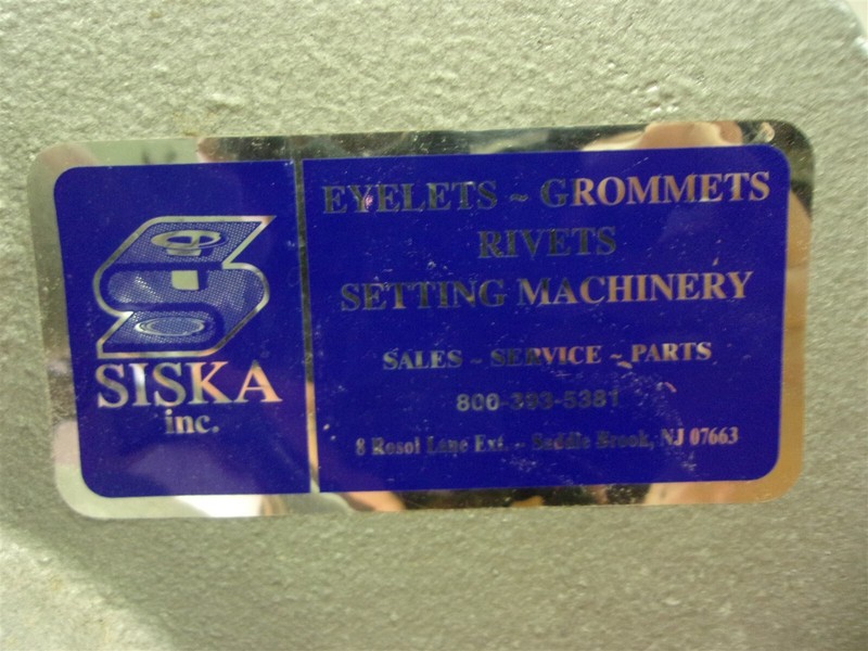 Siska Eyelets/Grommets/Rivets Setting Machine *FREE SHIPPING*