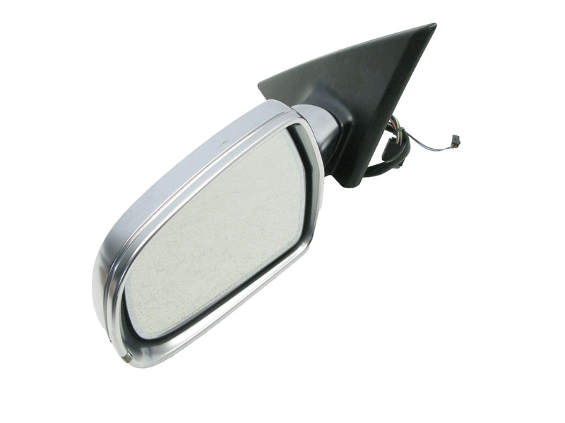 💚 08-14 AUDI S5 A5 B8 COUPE DOOR MIRROR DRIVER LEFT ALUMINIUM COVER