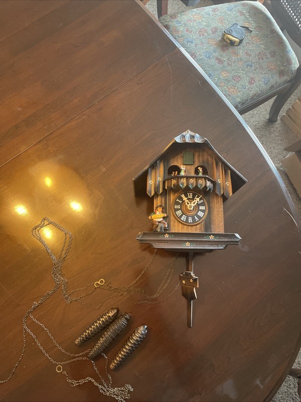 Cuckoo clockvintage west germanyblackforest one of a kind original