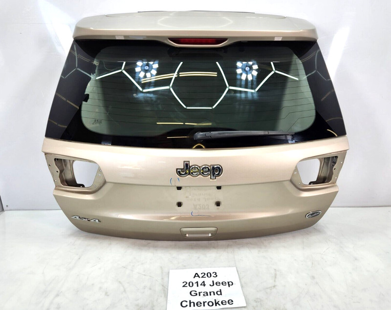 ✅ 14-22 OEM Jeep Grand Cherokee Rear Trunk Shell Lid Tail Gate W/ Glass Gold*