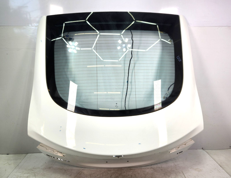 ✅ 12-16 OEM Tesla Model S Rear Liftgate Tailgate Trunk Lid White W/ Glass NOTE*