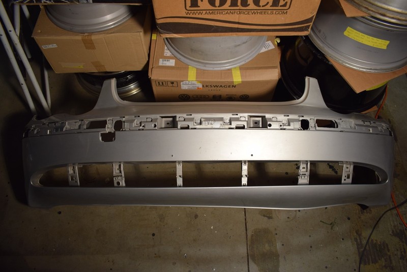 2002-2005 BMW E65 E66 745I 745LI 760I FRONT BUMPER SILVER OEM