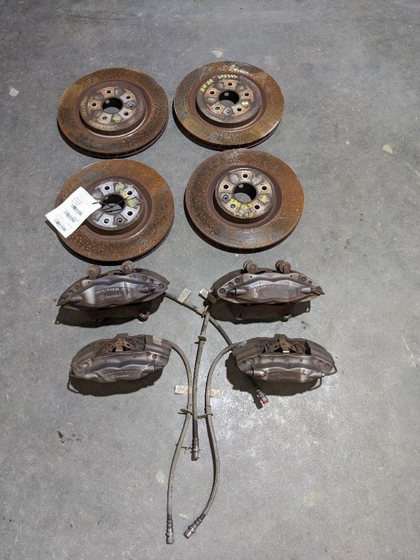 10-15 CAMARO SS FRONT AND REAR BRAKE CALIPER AND ROTOR SET OEM 1180828
