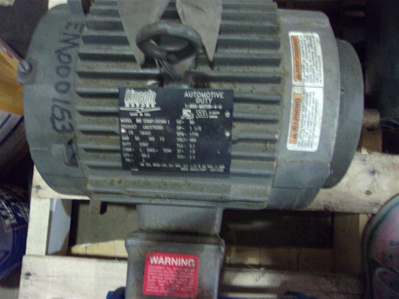Lincoln Motors BVE CCN4P1.5UCN64L HP 1-1/2 1770RPM *FREE SHIPPING*