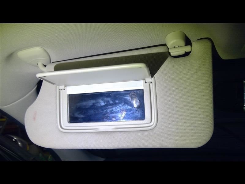 Driver Left Sun Visor Illuminated Gray Fits 08-12 INFINITI EX35 1279572