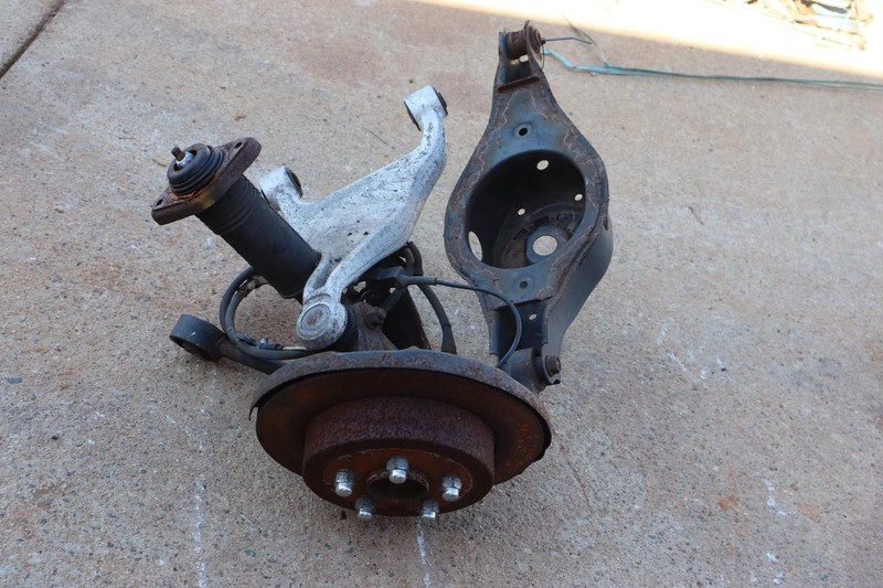 2013 INFINITI JX35 X60 AWD REAR LEFT SPINDLE KNUCKLE HUB W/ CONTROL ARMS OEM