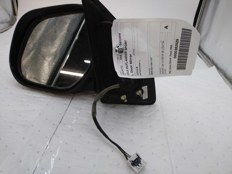 2013 Mitsubishi Outlander Sport Left Door Mirror Grey OEM Used 123K Miles