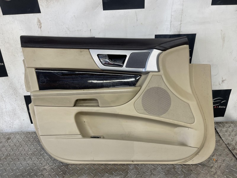 2009 - 2011 Jaguar XF Front Door Panel Driver Left Beige Oem Tested