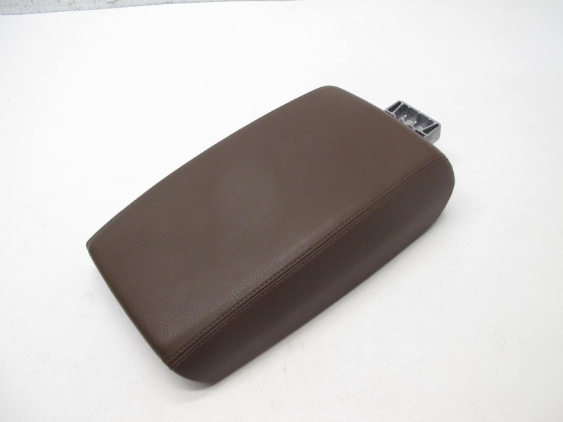 12-18 AUDI C7 A6 S6 A7 S7 NOUGAT BROWN FRONT CENTER CONSOLE ARM REST OEM 041524