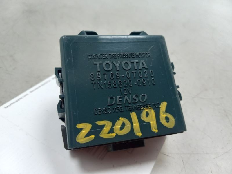 09-16 TOYOTA VENZA 3.5L FWD AT CHASSIS ECM TPMS SUSPENSION CONTROL MODULE