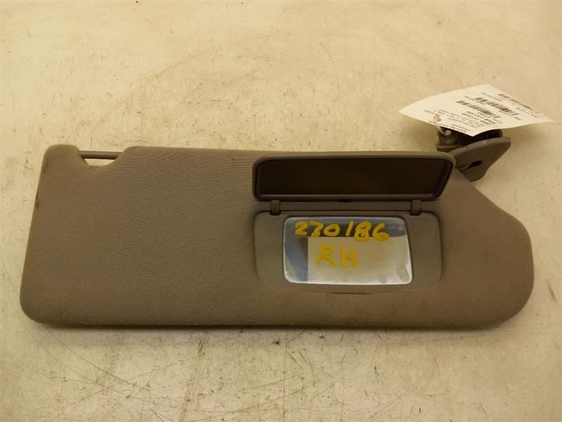 04-05 TOYOTA TUNDRA SR5 PASSENGER SIDE SUN VISOR ASSEMBLY