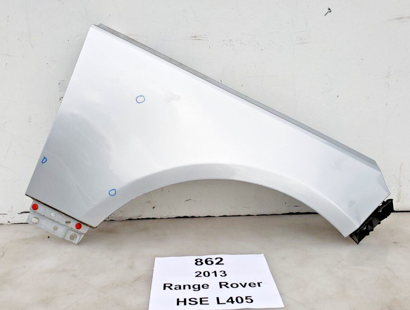 ✅ 13-22 OEM Range Rover L405 Front Passenger Side Fender Panel Indus Silver