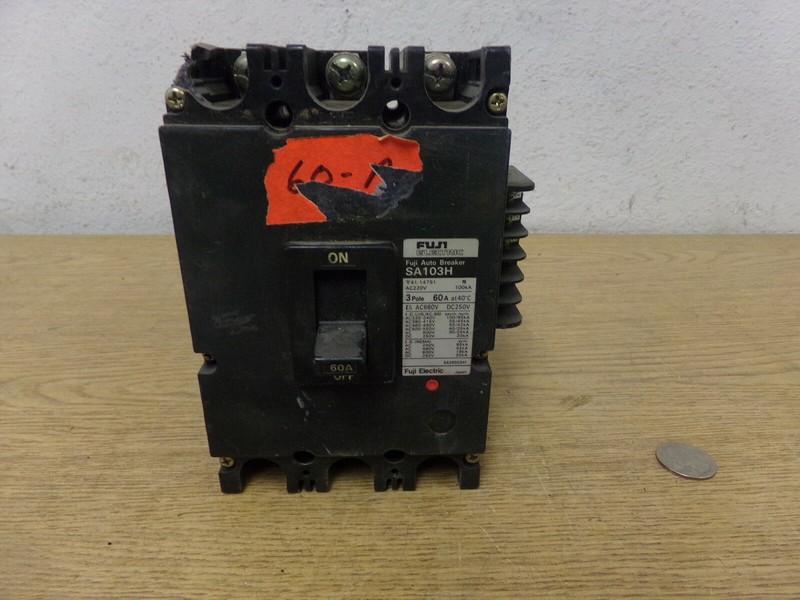 Fuji SA103H Auto Breaker 3-Pole 60A*FREE SHIPPING*