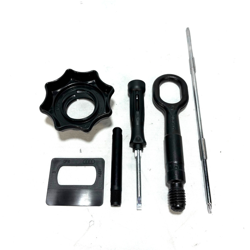 📌 2018 - 2025 AUDI A3 EMERGENCY SPARE TIRE WHEEL JACK LIFT TOOLS OEM