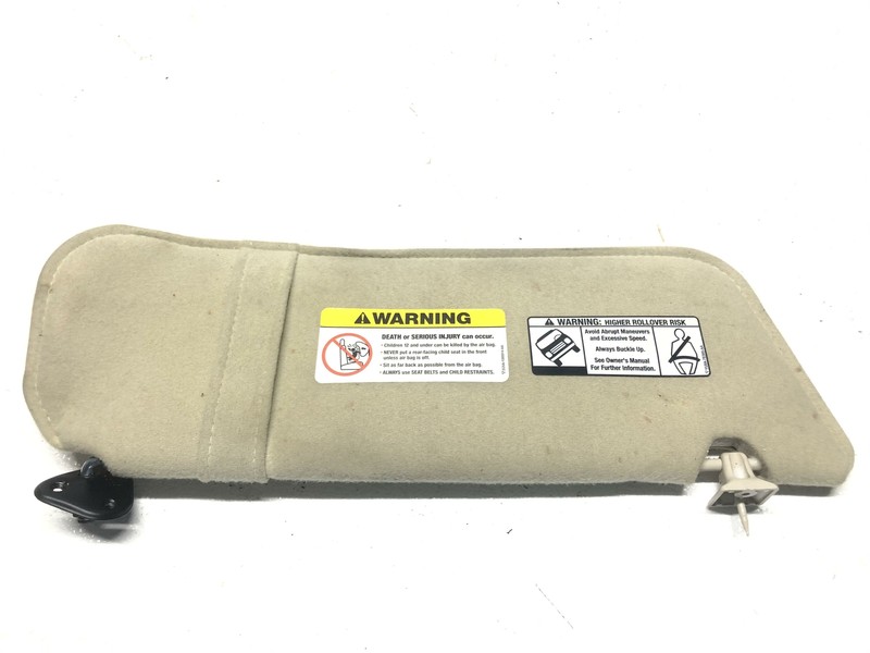 2003 Ford Ranger Passenger Right Sun Visor Assembly Beige Oem
