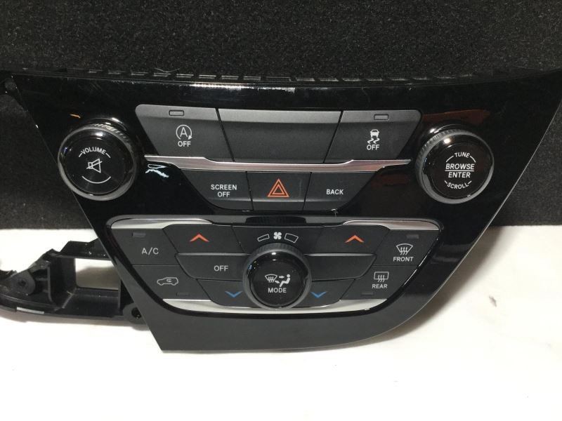 2017 CHRYSLER PACIFICA FRONT TEMPERATURE CONTROL 15K 15277