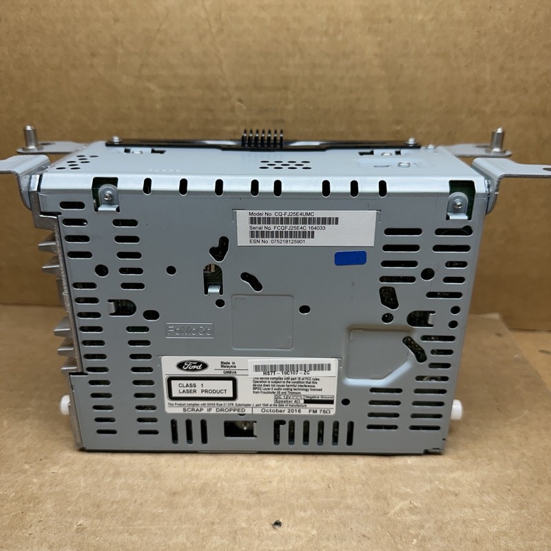 2017 FORD FUSION CD PLAYER DISC READER RADIO HS7T-19C107-ZC