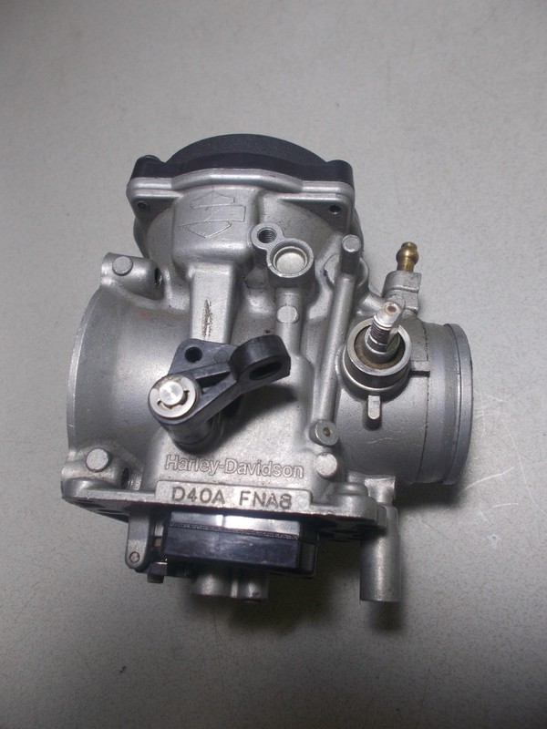 Harley Davidson D40A FNAB Carburetor, Missing Throttle Assembly