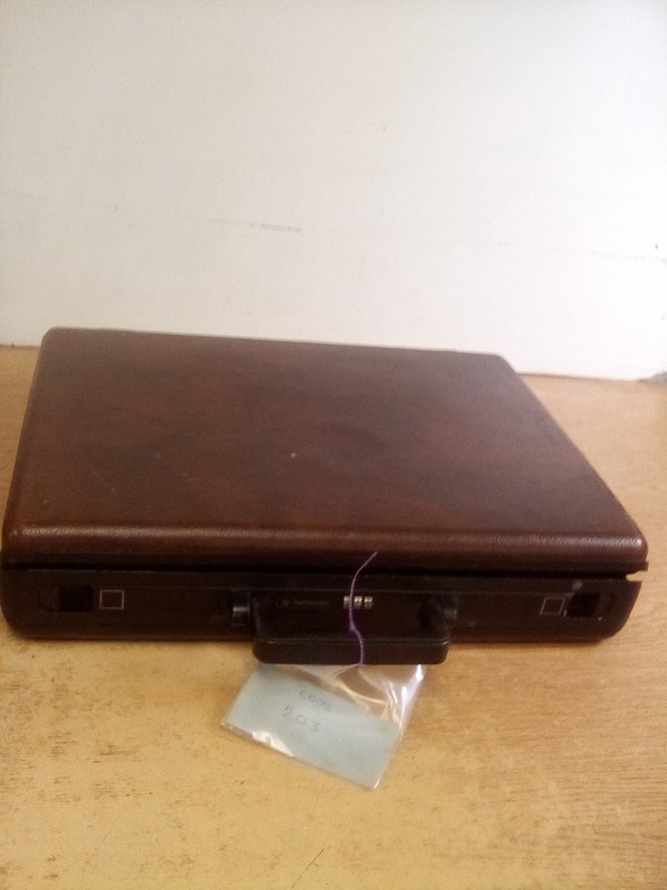 Samsonite Omega GL Brown Briefcase Hard Clamshell Combination Lock & Organizing