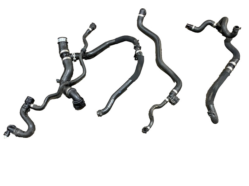 17-20 MERCEDES E400 E450 W213 ENGINE RADIATOR COOLANT HOSE PIPES OEM #A0.60