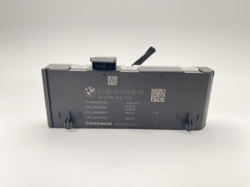 2017-2020 BMW 530i DECKLID LIFT CONTROL MODULE 61K 57383