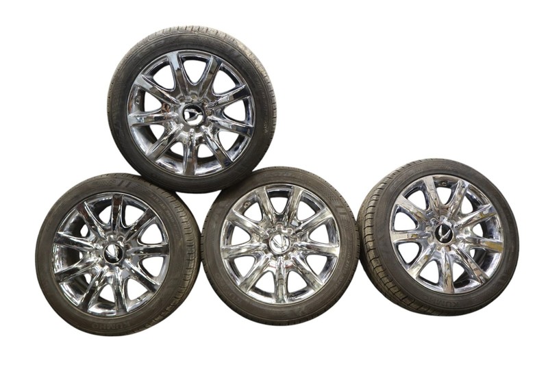 11-13 Hyundai Equus 19x9 Chrome Wheel Rim Set of 4 W/Tire 52910-3N350 Oem